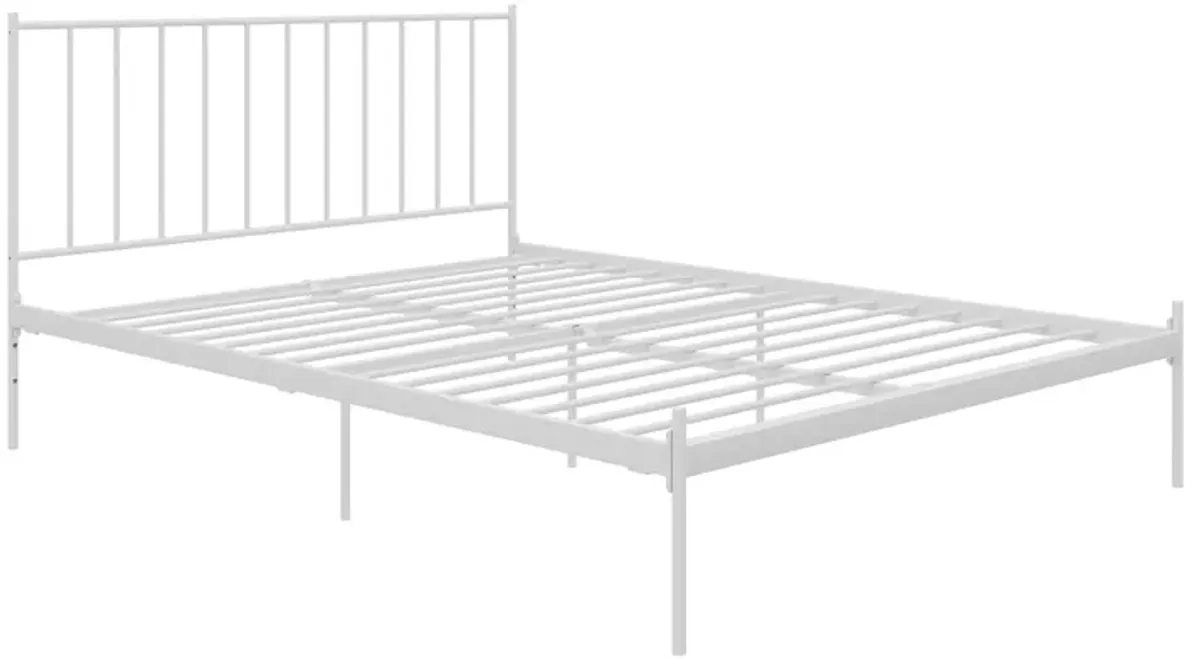 Ares Metal Bed with Adjustable Height Frame for Additional Under Bed Storage