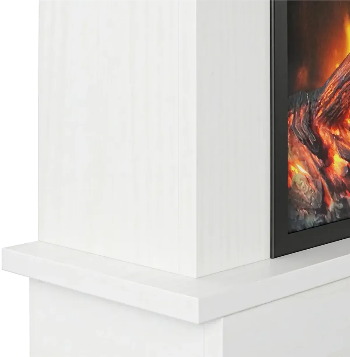 Ellsworth Modern Electric Fireplace with Mantel and 23 Inch Fireplace Insert