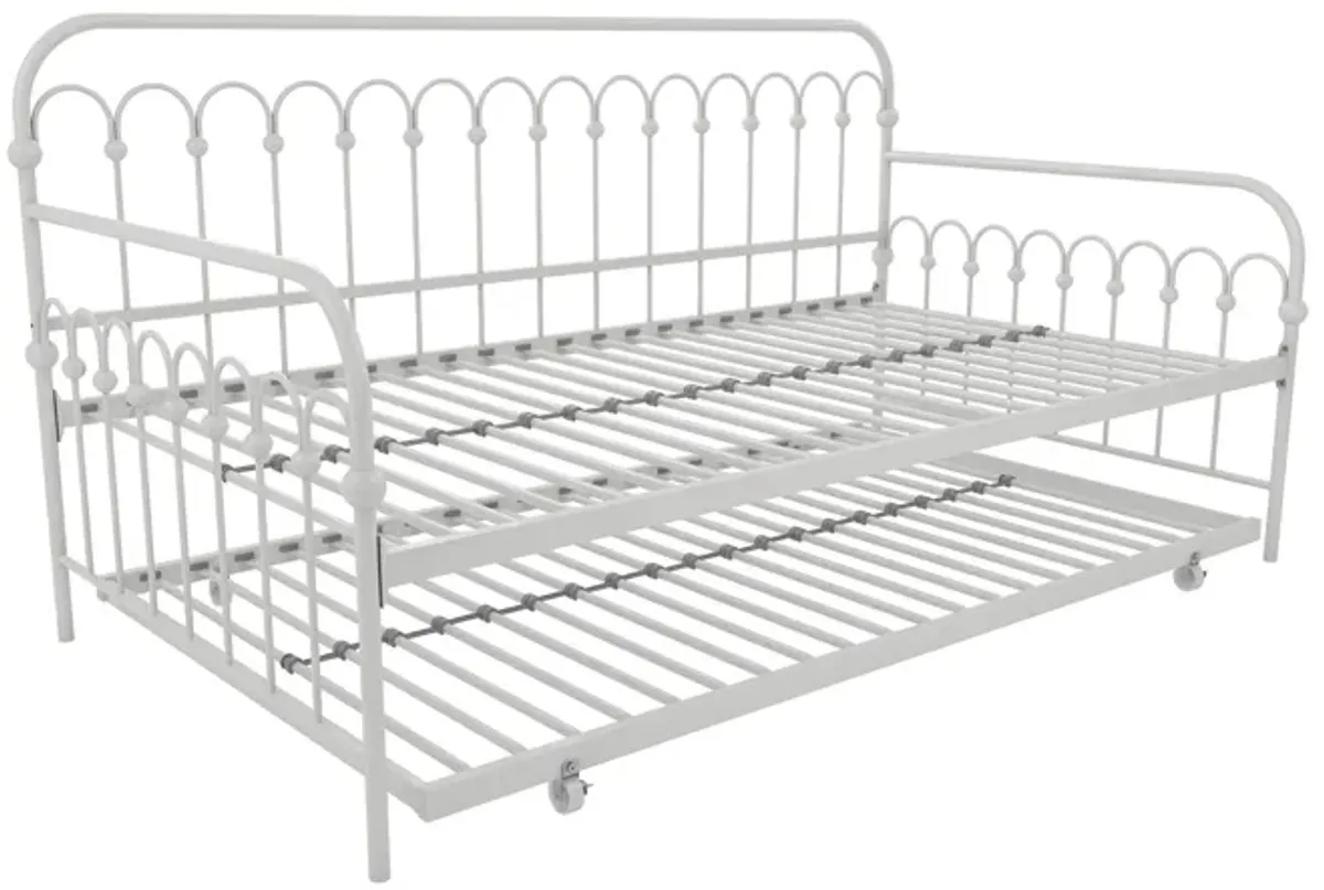 Bright Pop Metal Daybed with Trundle