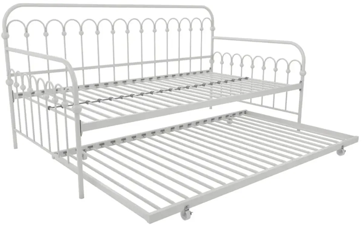 Bright Pop Metal Daybed with Trundle