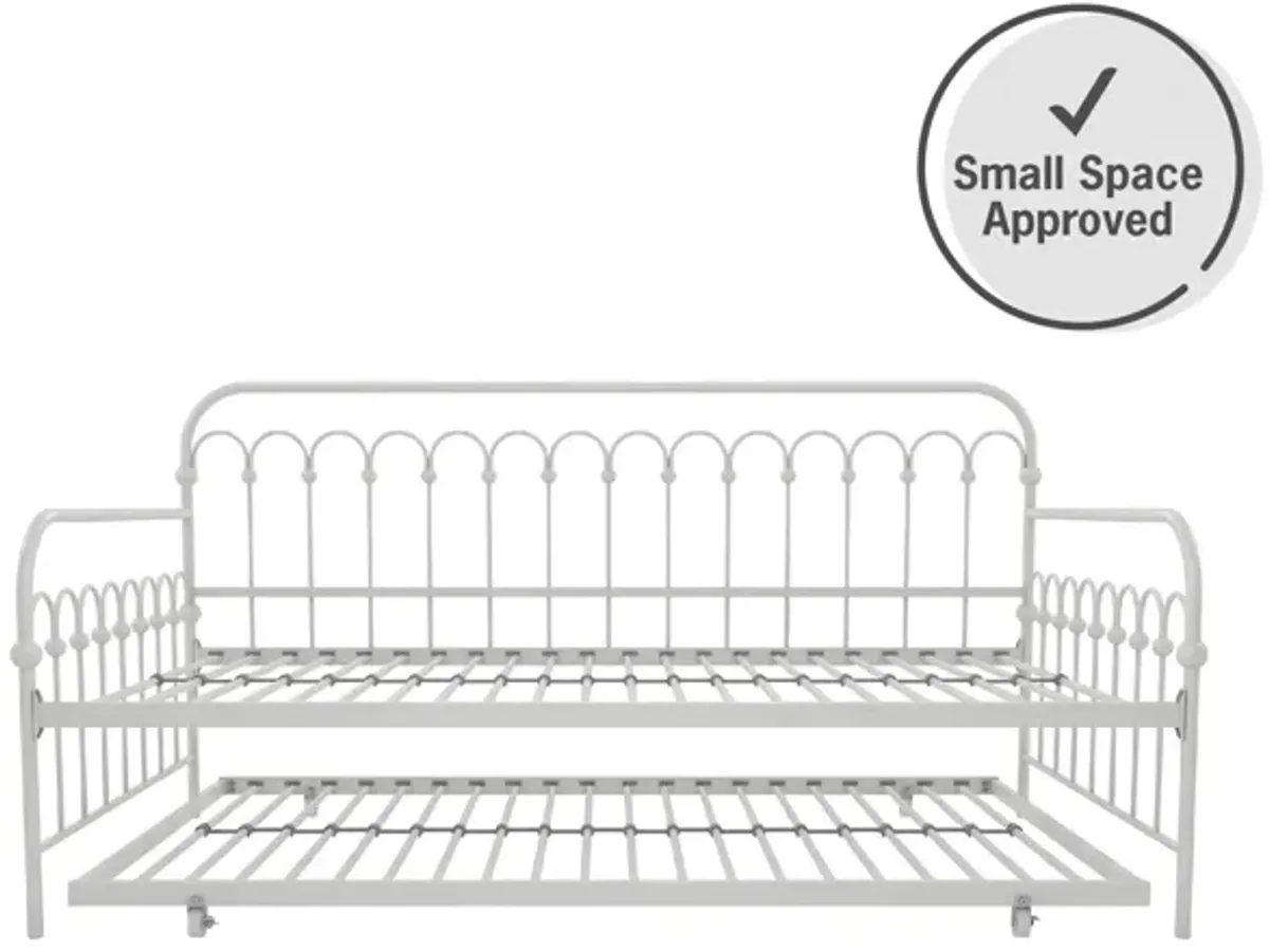 Bright Pop Metal Daybed with Trundle