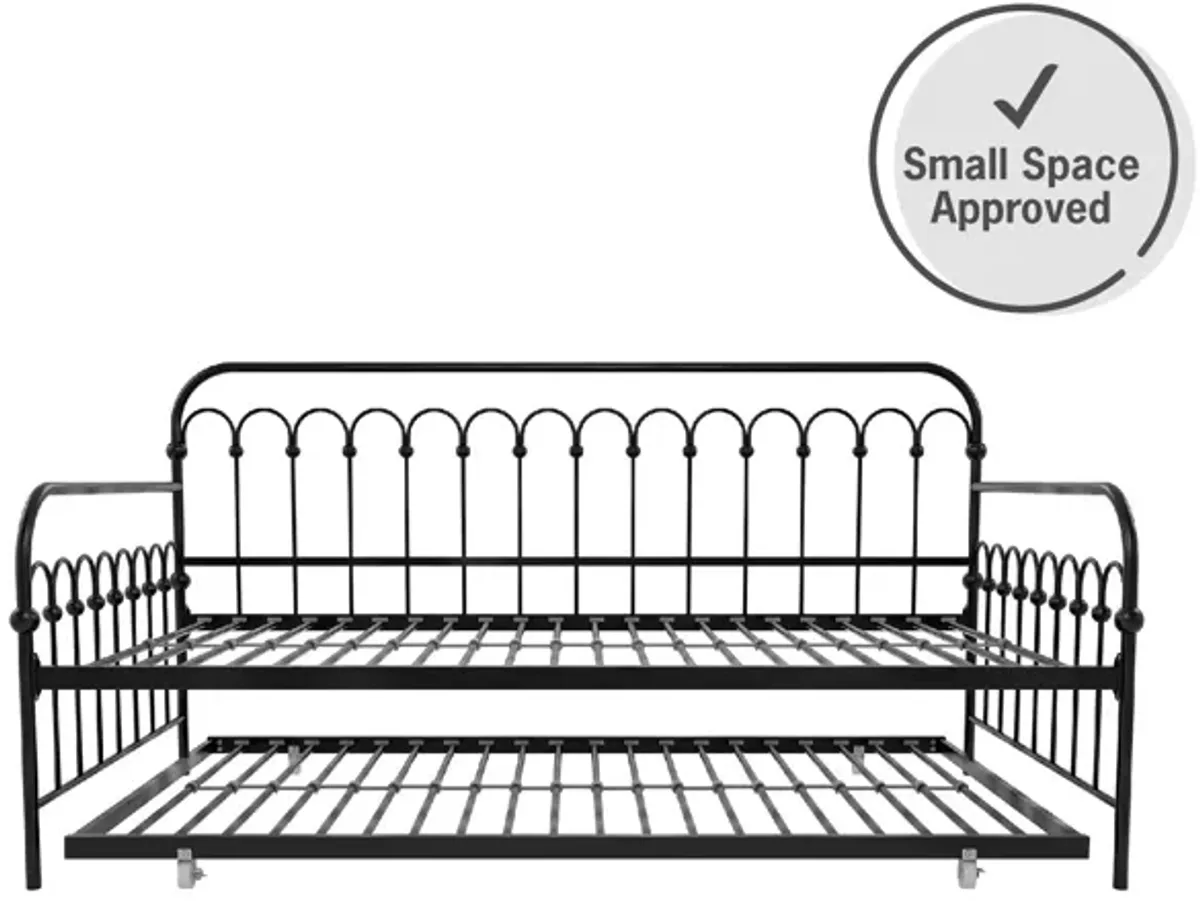 Bright Pop Metal Daybed with Trundle