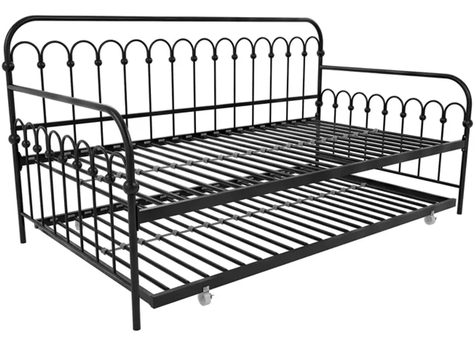 Bright Pop Metal Daybed with Trundle