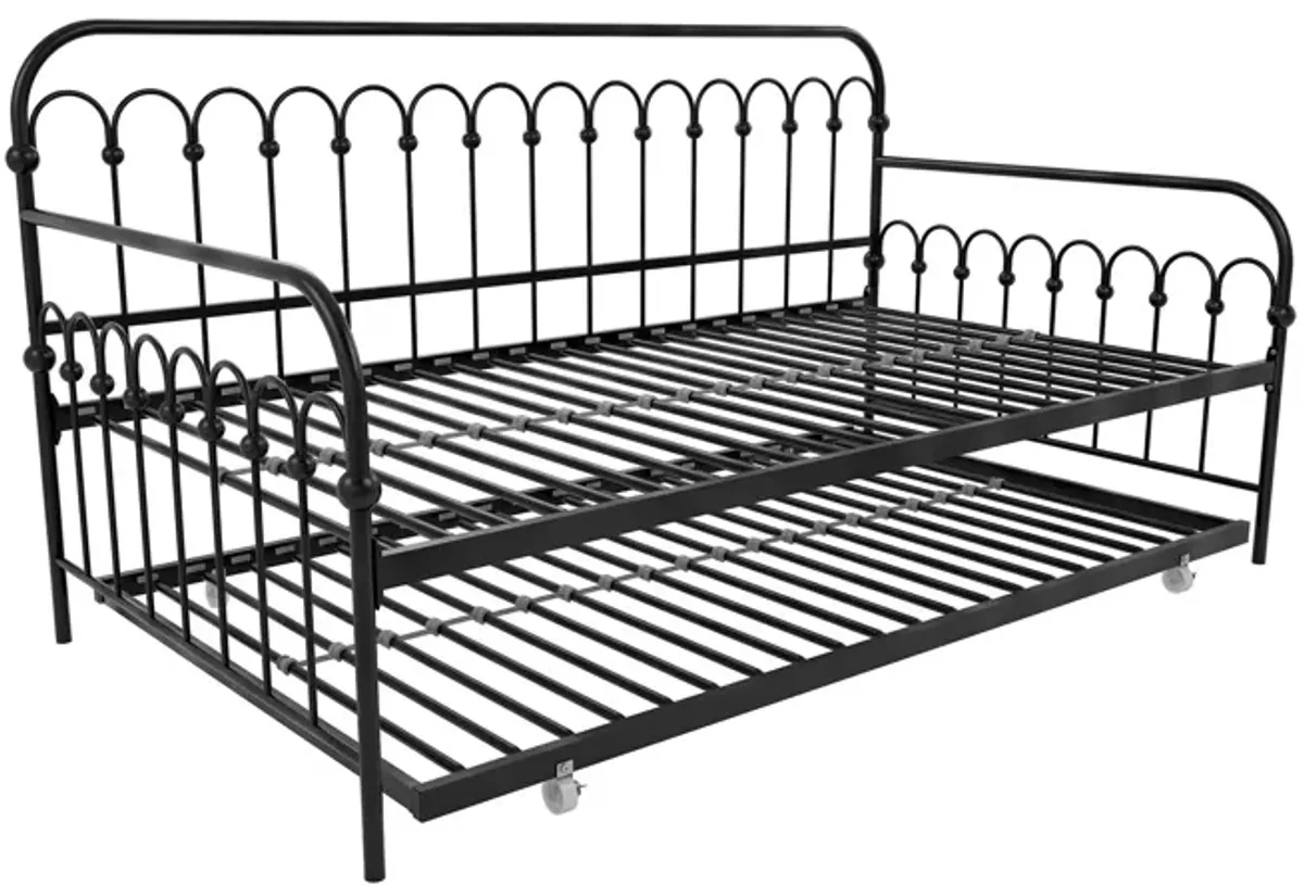 Bright Pop Metal Daybed with Trundle