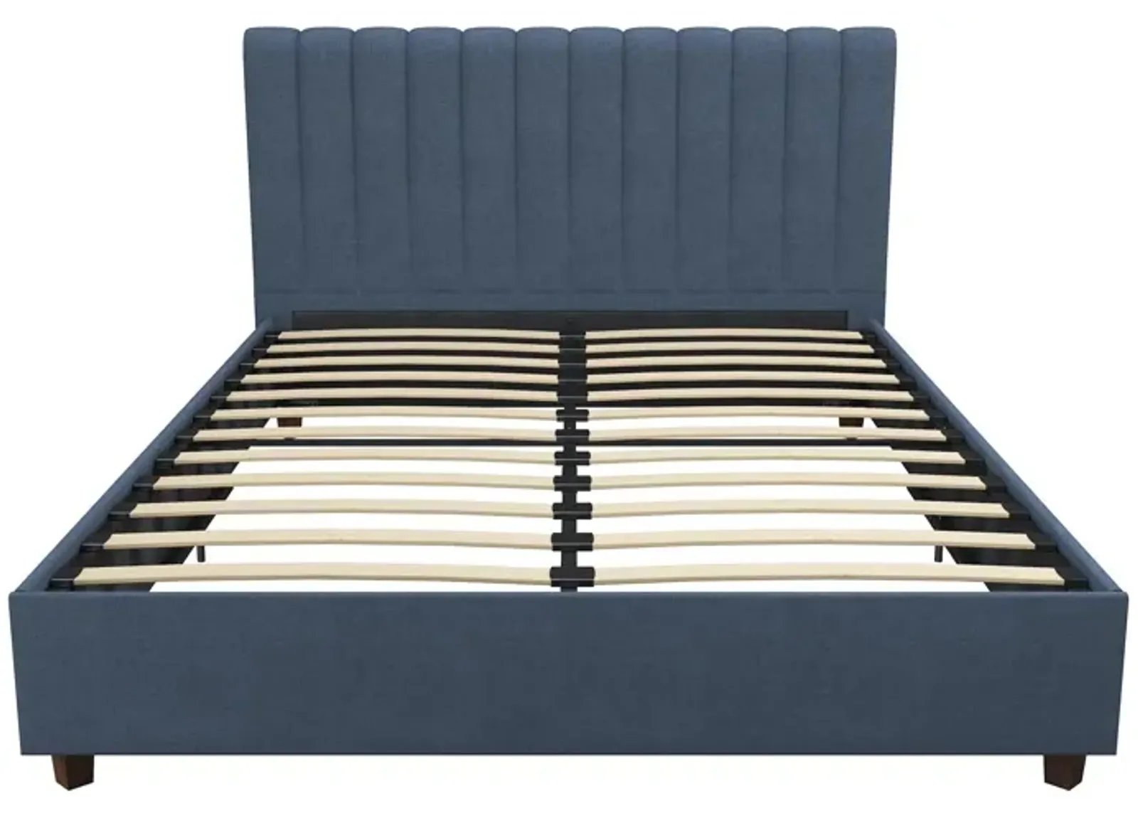 Brittany Upholstered Bed with Channel Tufted Headboard