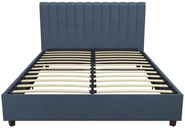 Brittany Upholstered Bed with Channel Tufted Headboard
