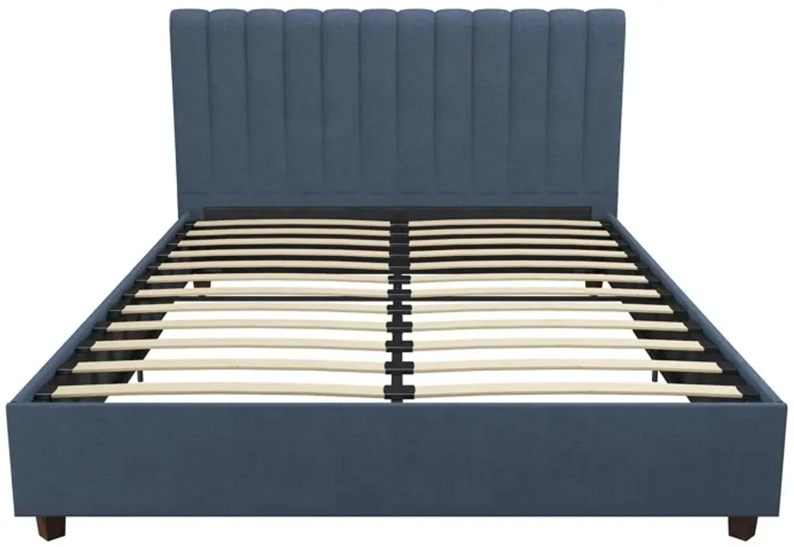 Brittany Upholstered Bed with Channel Tufted Headboard