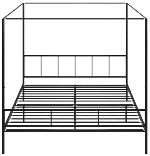 Marion Four Poster Metal Canopy Bed with Soft Clean Lines