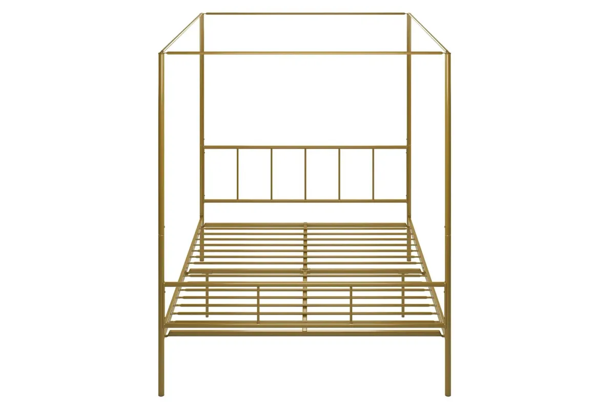 Marion Four Poster Metal Canopy Bed with Soft Clean Lines