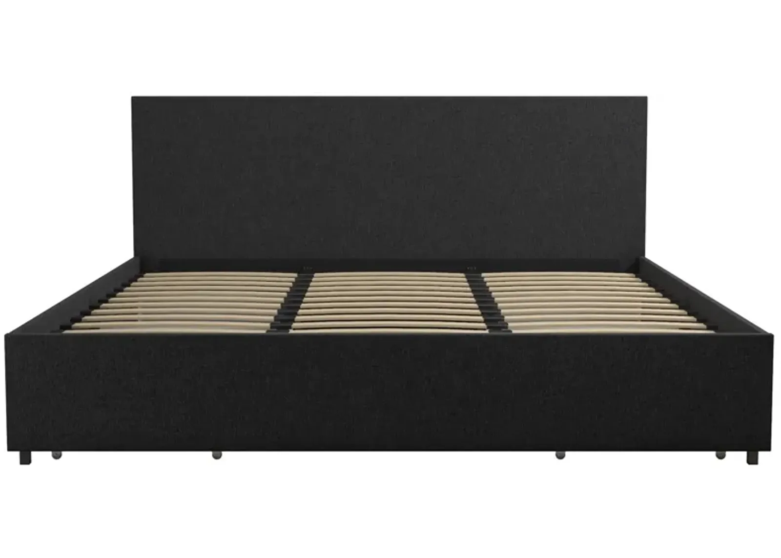 Kelly Upholstered Bed with 4 Storage Drawers