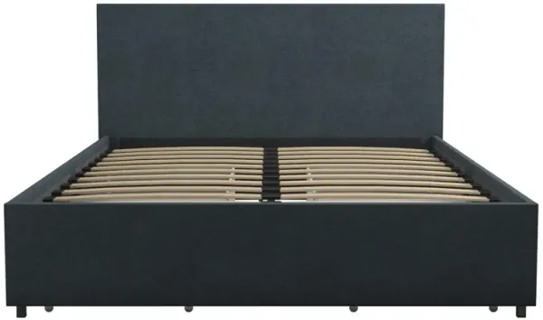 Kelly Upholstered Bed with 4 Storage Drawers