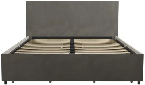 Kelly Upholstered Bed with 4 Storage Drawers