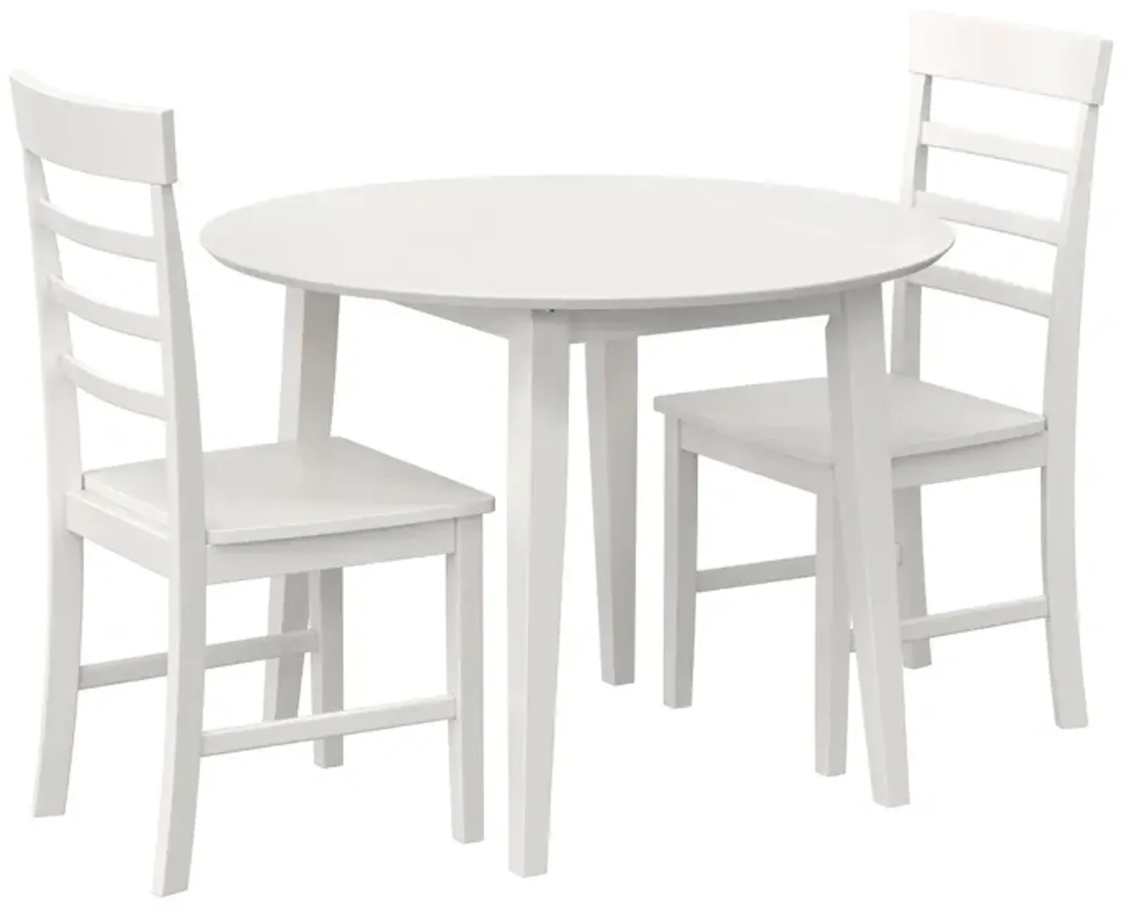 Brooks 3 Piece Wood Dining Set with a Table and 2 Chairs