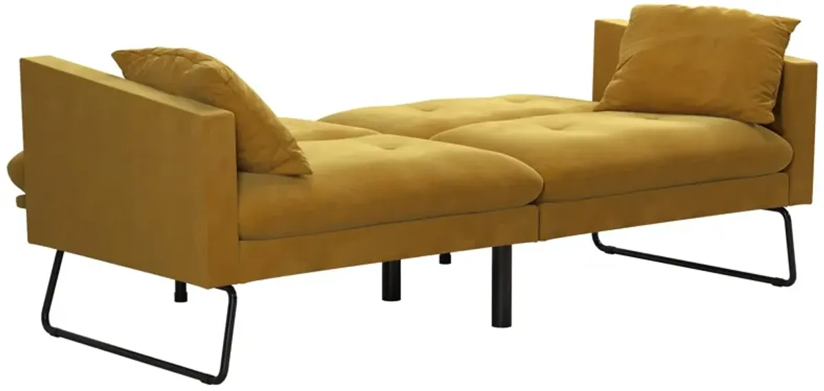 Neely Futon with Bolster Pillows