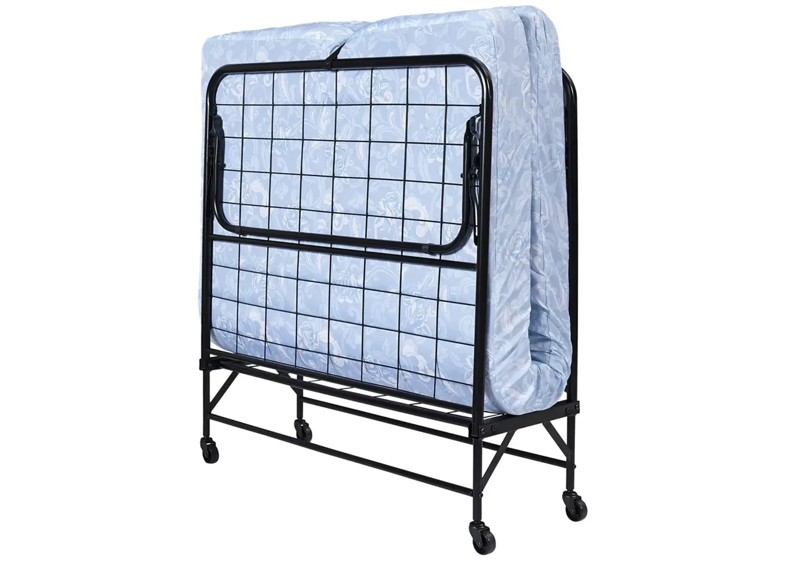 Folding Cot Guest Bed with 5 Inch Mattress