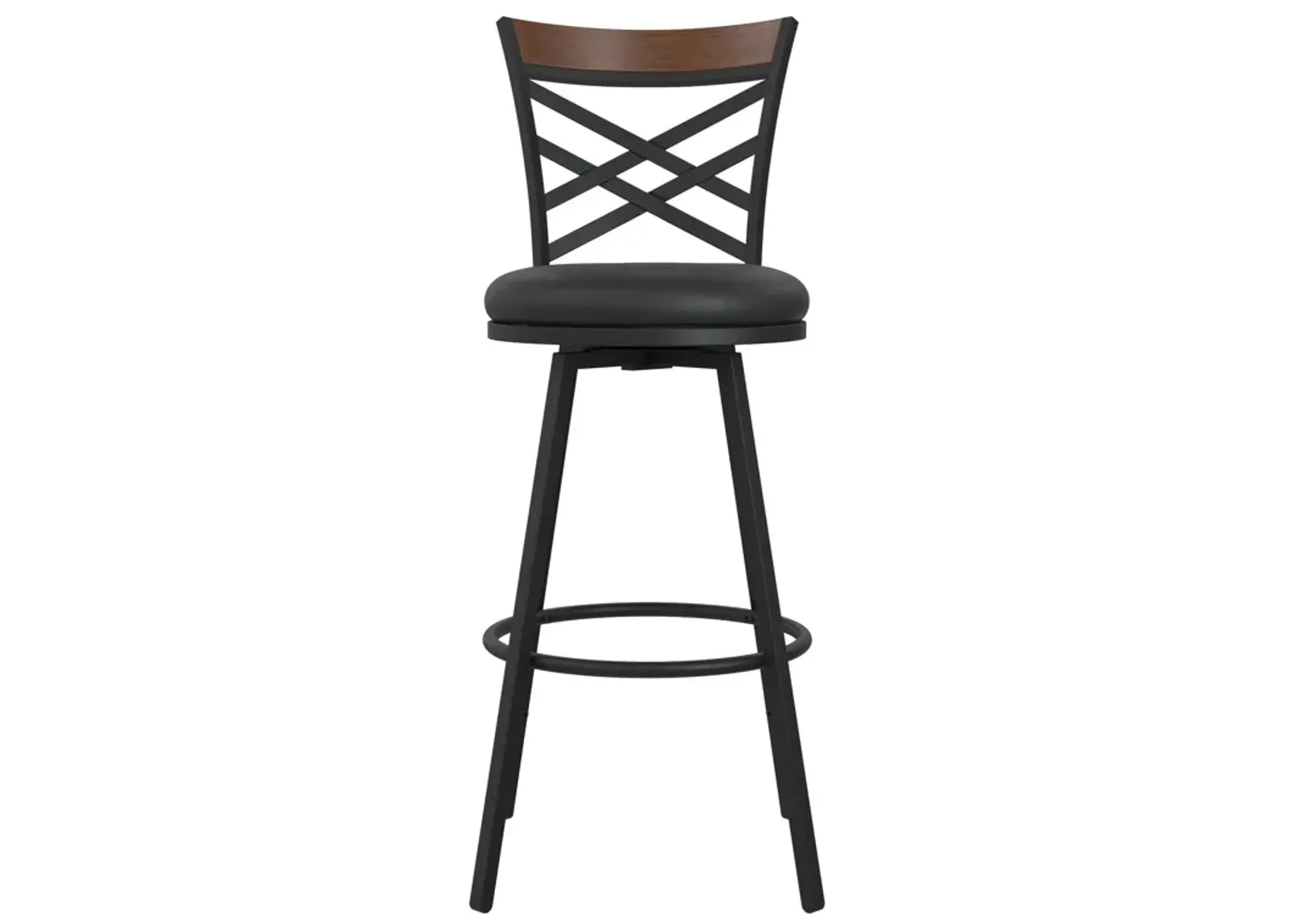 Lesley Upholstered Seat Swivel Barstool