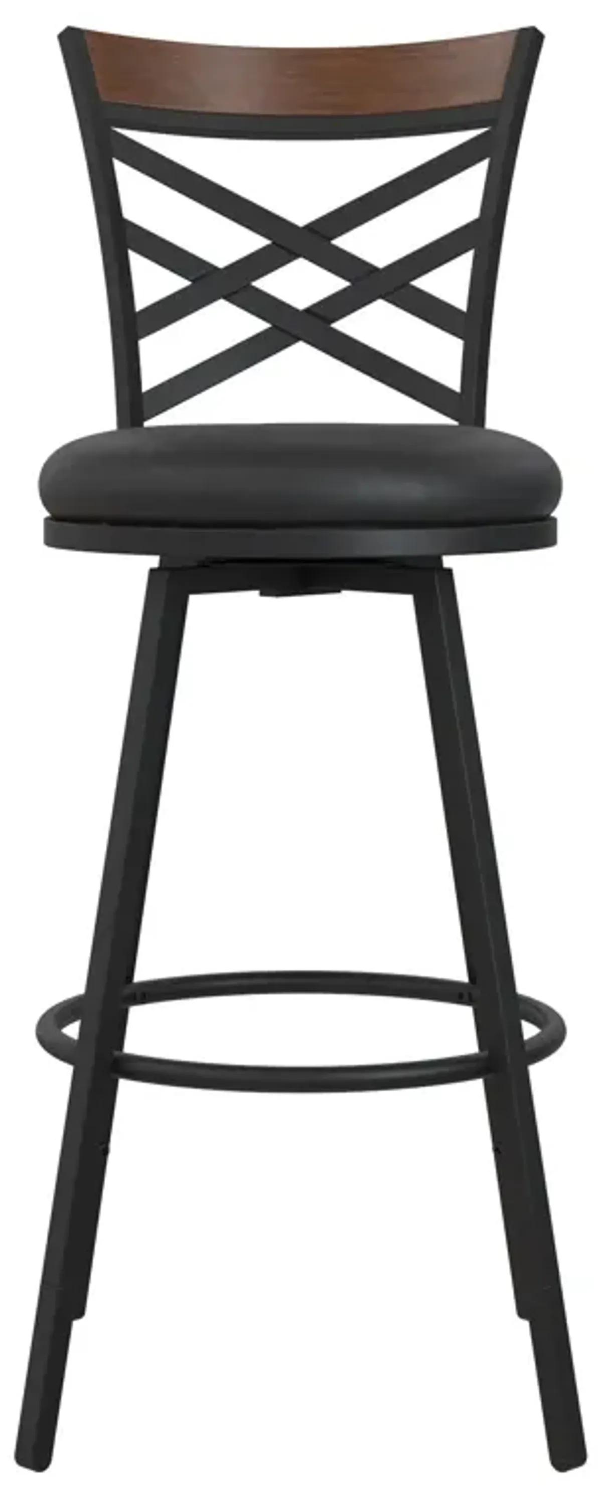 Lesley Upholstered Seat Swivel Barstool