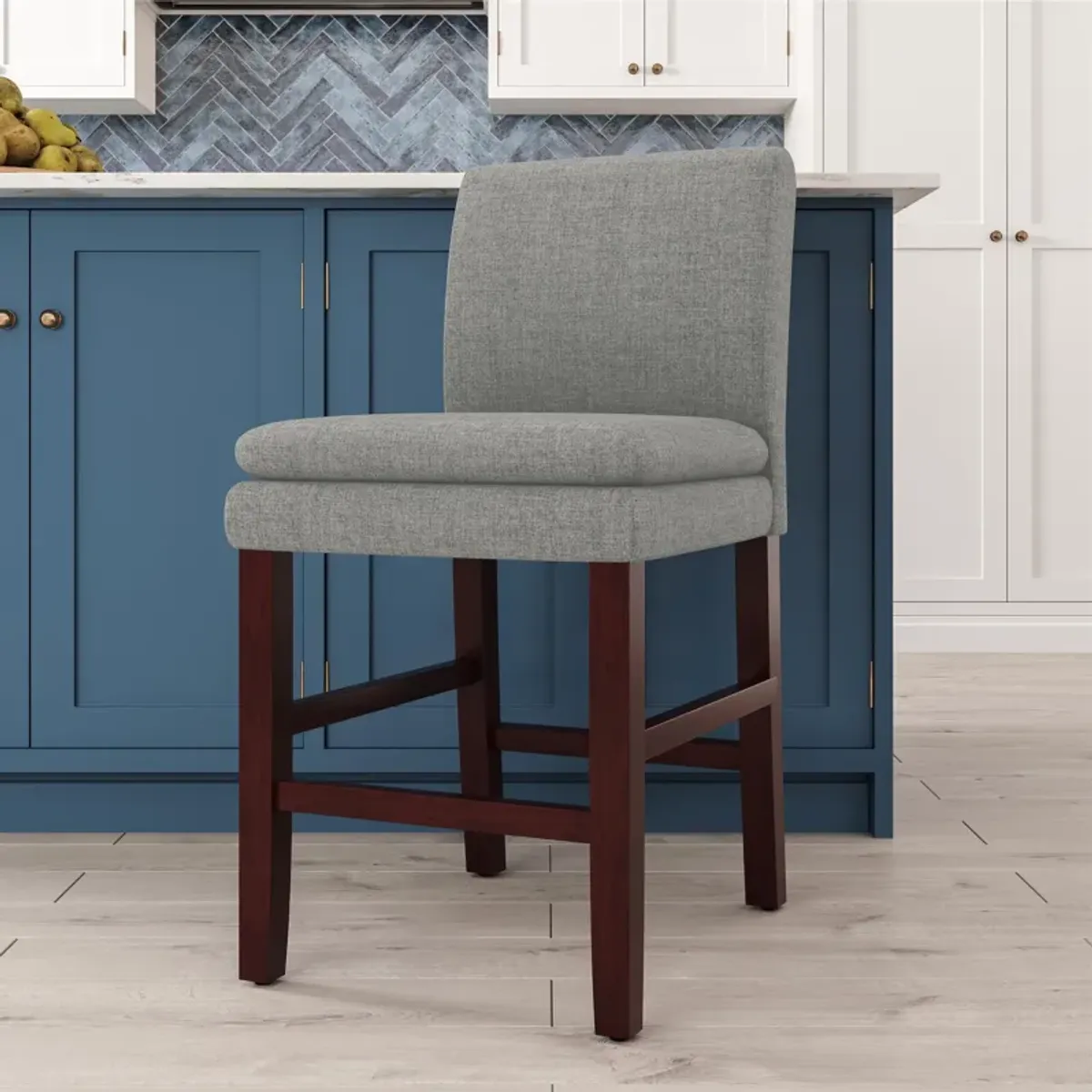 Clark Upholstered Counter Height Bar Stool