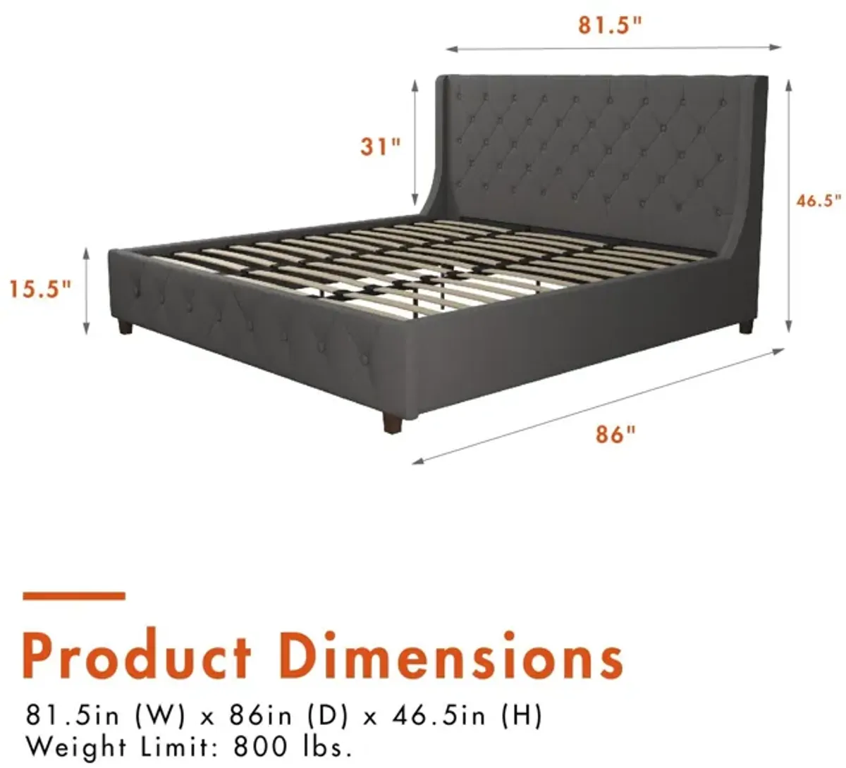 Mercer Upholstered Bed