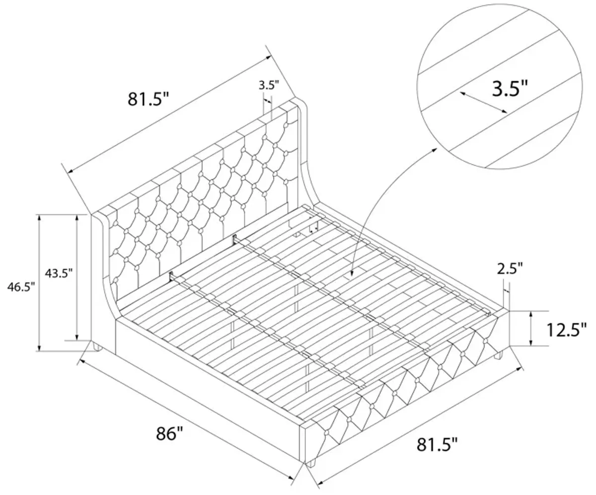 Mercer Upholstered Bed