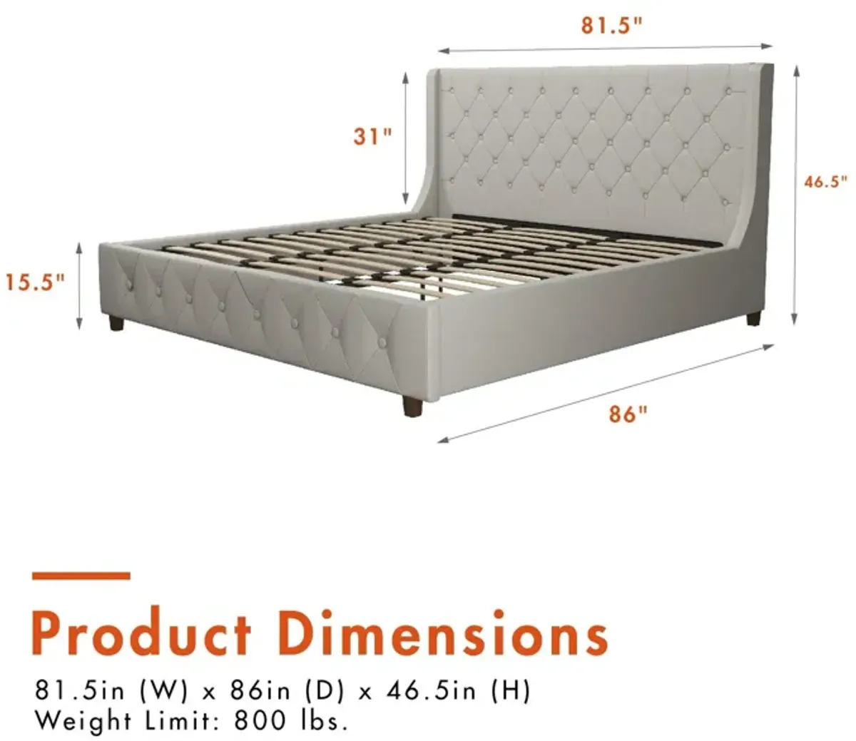 Mercer Upholstered Bed