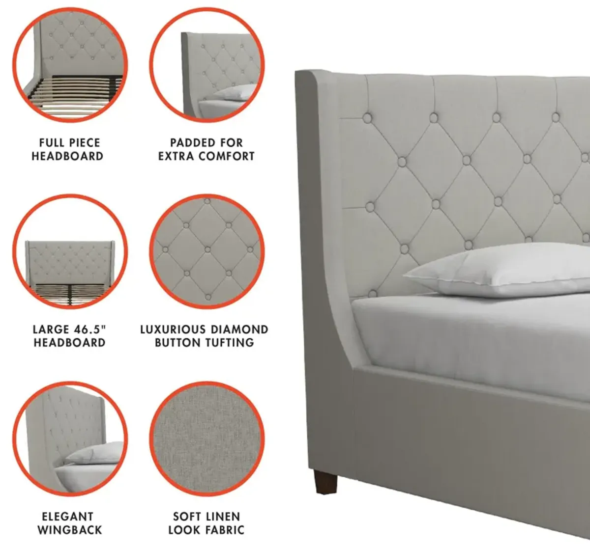 Mercer Upholstered Bed