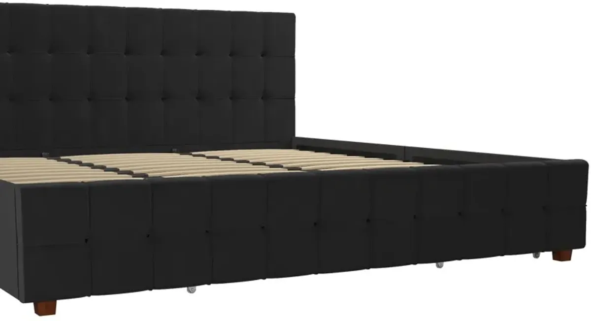 Elizabeth Upholstered Bed with Storage