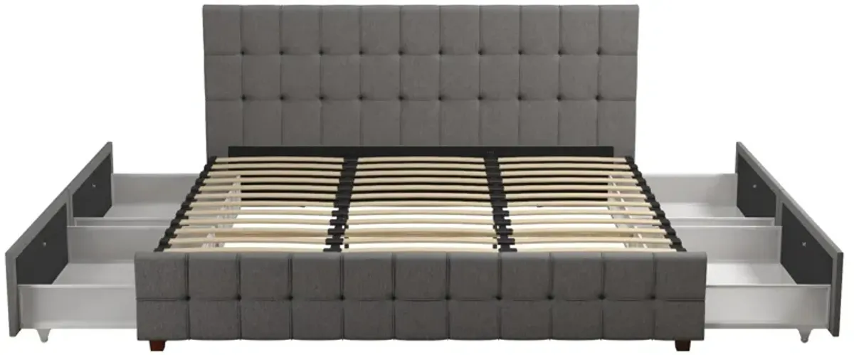 Elizabeth Upholstered Bed with Storage