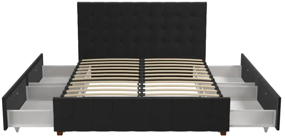 Elizabeth Upholstered Bed with Storage