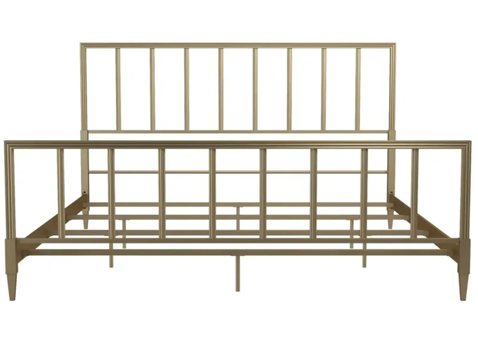 CosmoLiving by Cosmopolitan Blair Brass Metal Bed