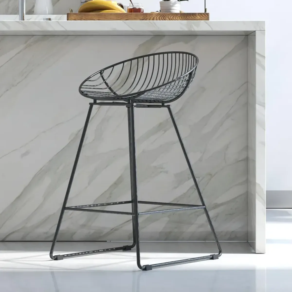 Ellis Wire Counter Height Bar Stool