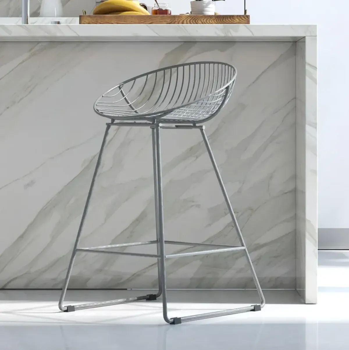 Ellis Wire Counter Height Bar Stool