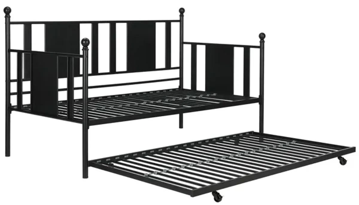 Langham Metal Daybed and Trundle Set