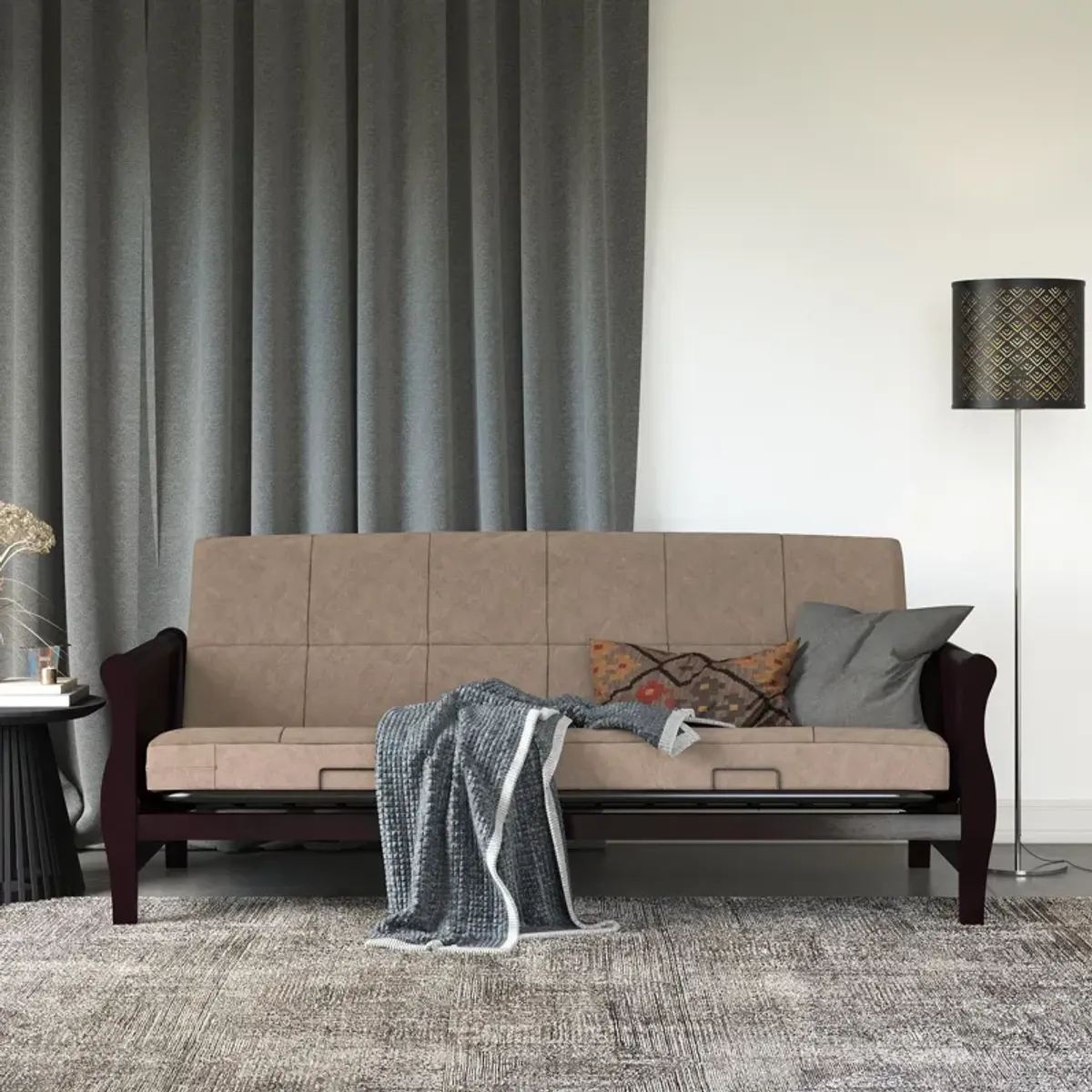 Willow 6 Inch Full Size Quilted Microfiber Futon Mattress