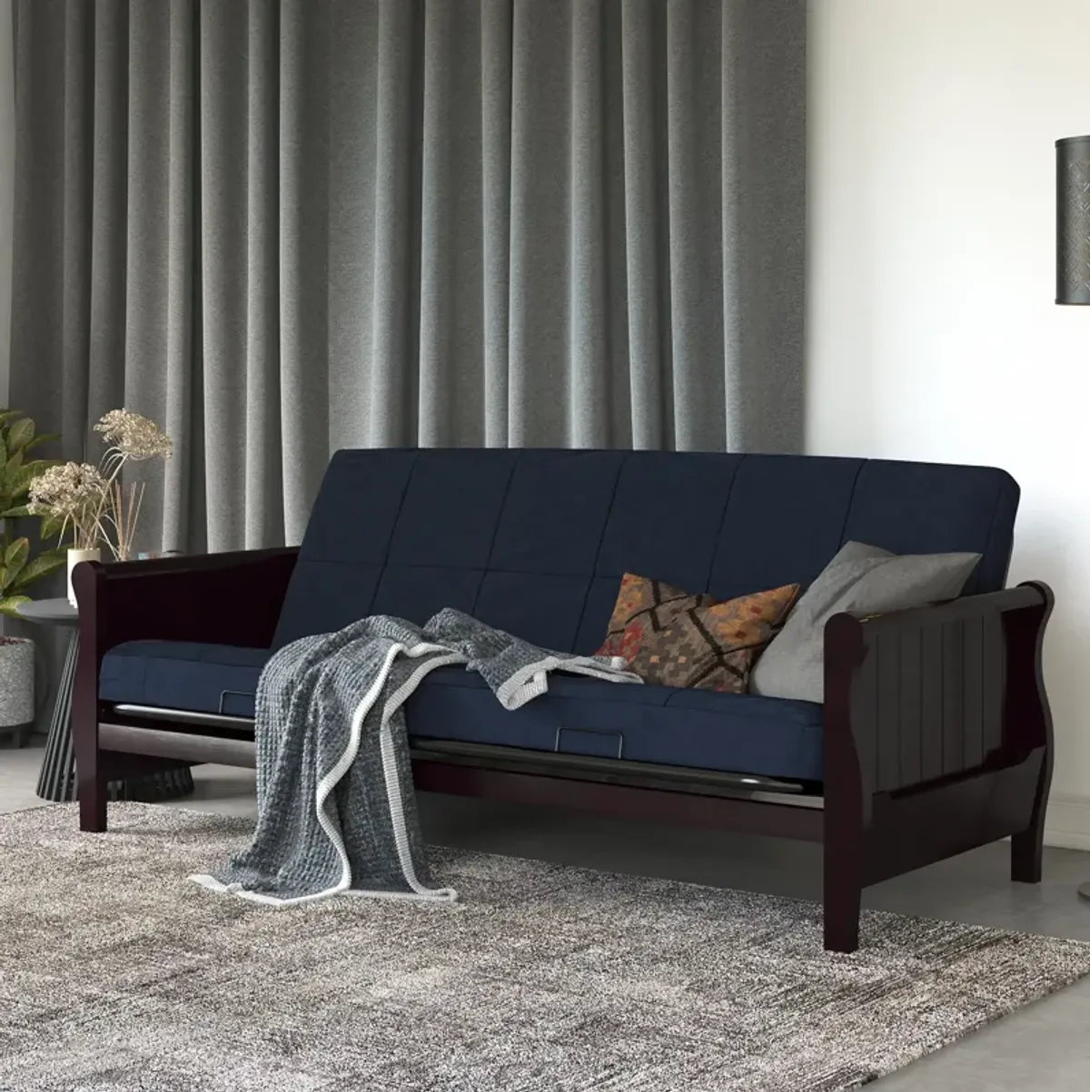 Willow 6 Inch Full Size Quilted Microfiber Futon Mattress