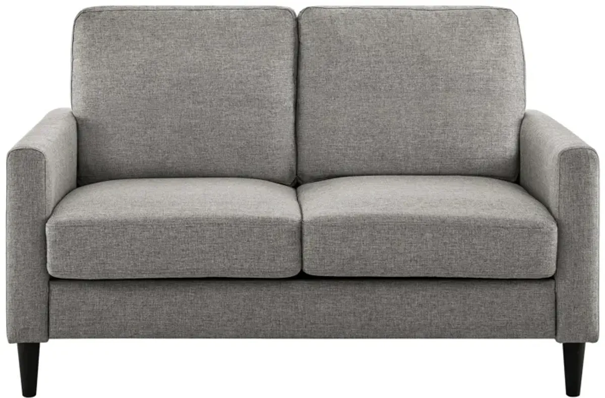 Kaci Linen Upholstered Loveseat Sofa