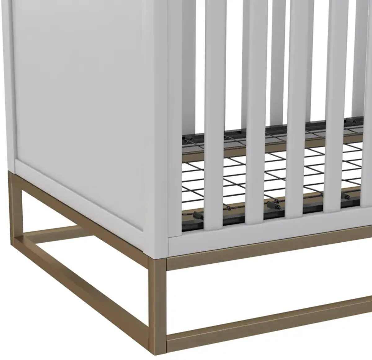 Haven 3 in 1 Wood Crib with Metal Base