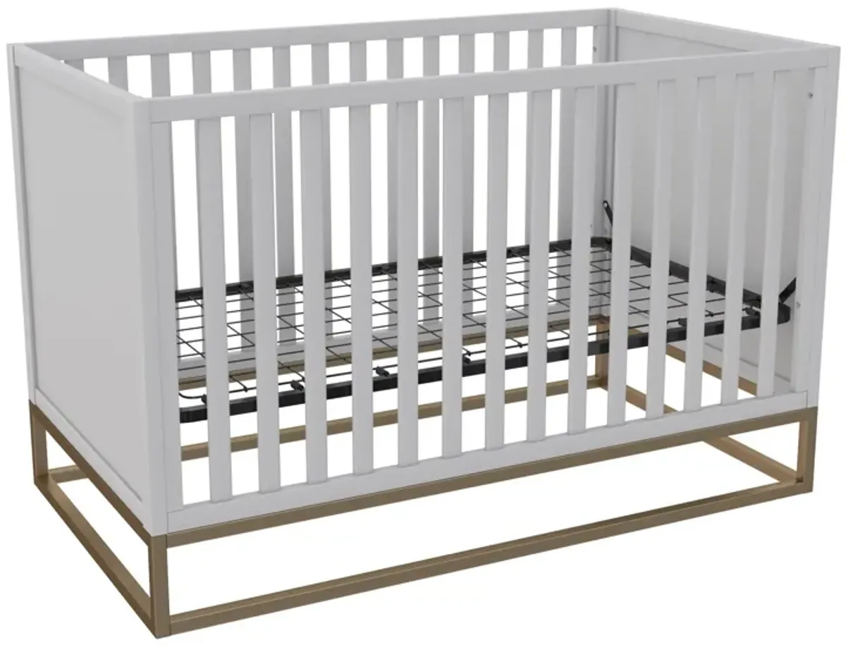 Haven 3 in 1 Wood Crib with Metal Base