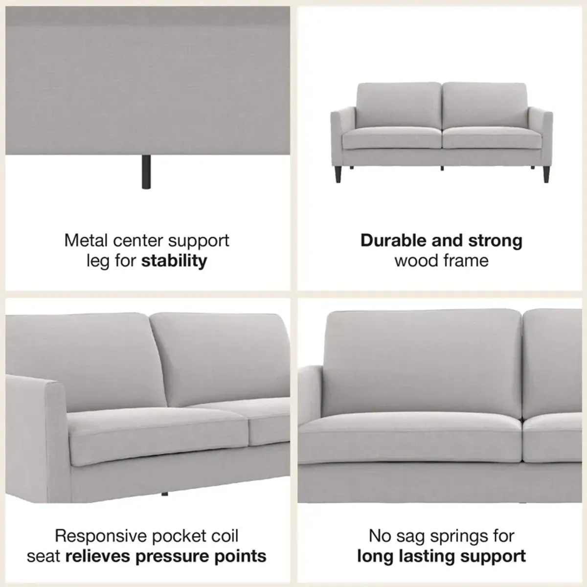 Winston Sofa with Pocket Coils