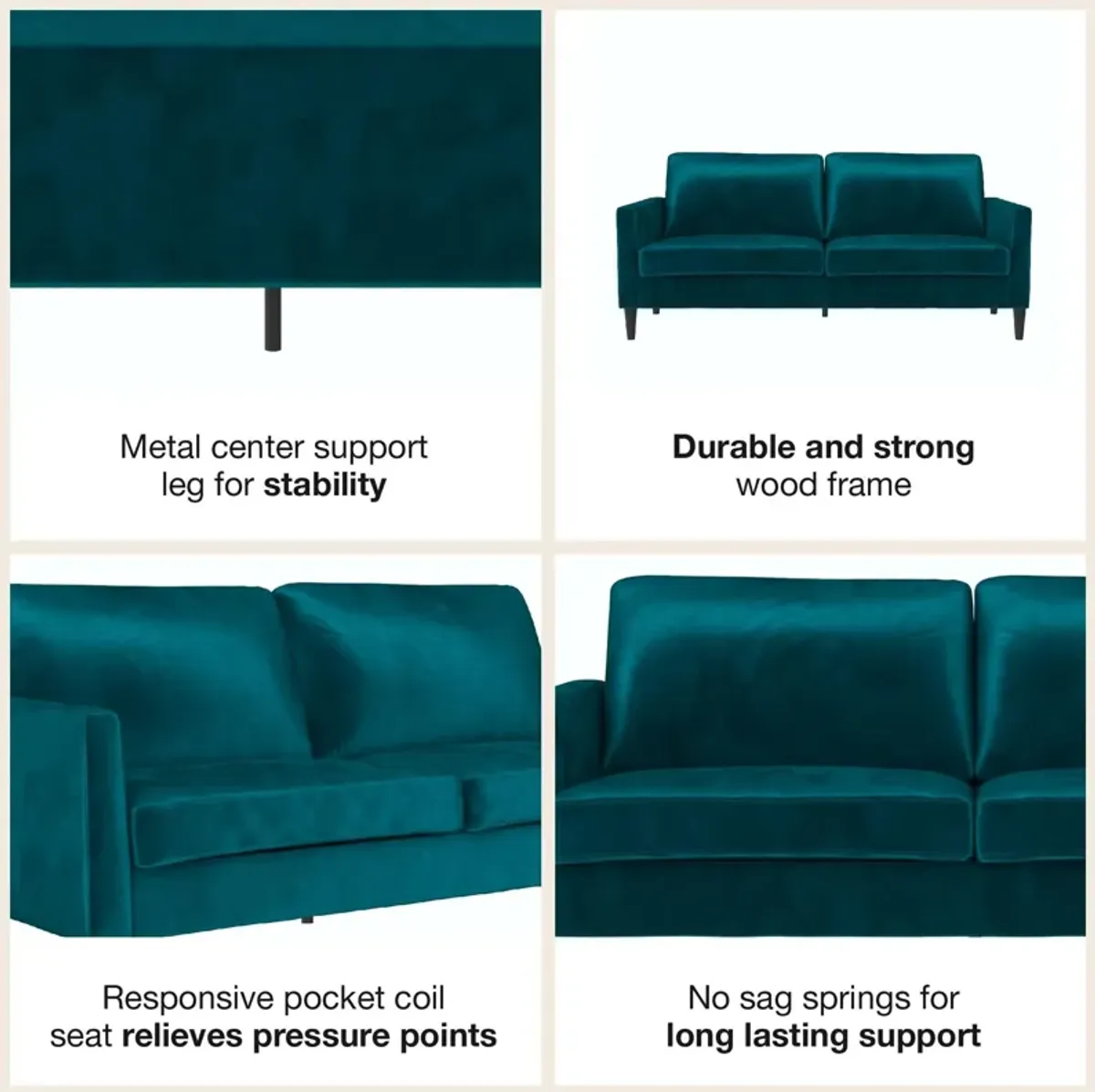 Winston Sofa with Pocket Coils