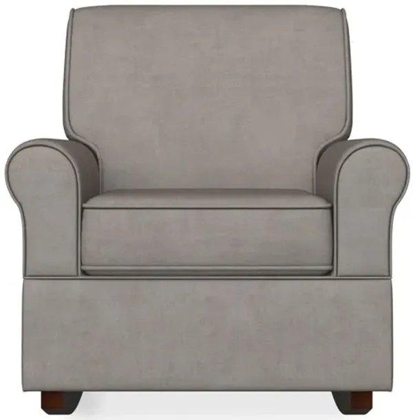 Mackenzie Microfiber Upholstered Rocker Chair with Wood Frame