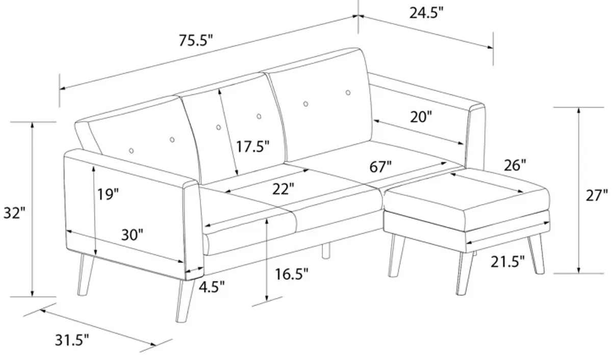 Gloria Sofa Sectional