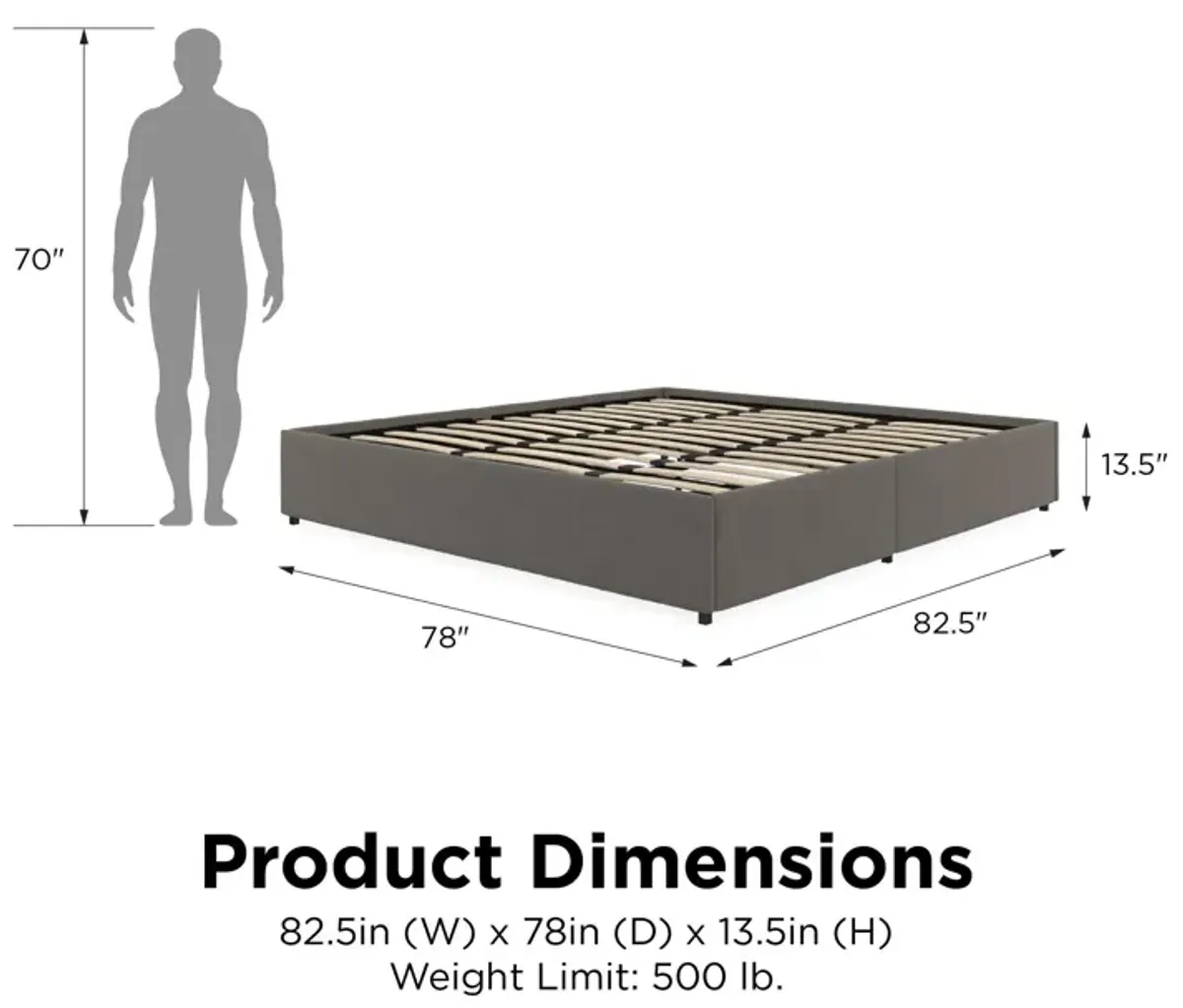 Maven Platform Bed with 2 Storage Drawers