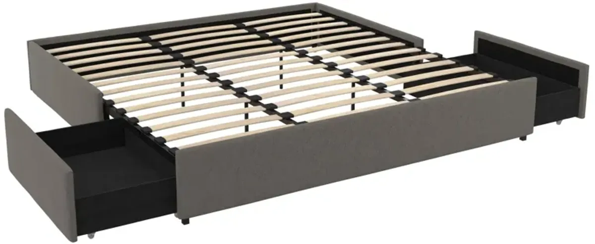 Maven Platform Bed with 2 Storage Drawers