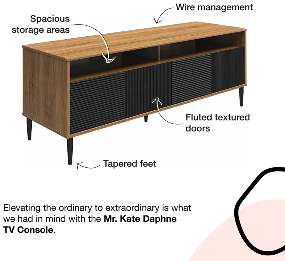 Daphne TV Console