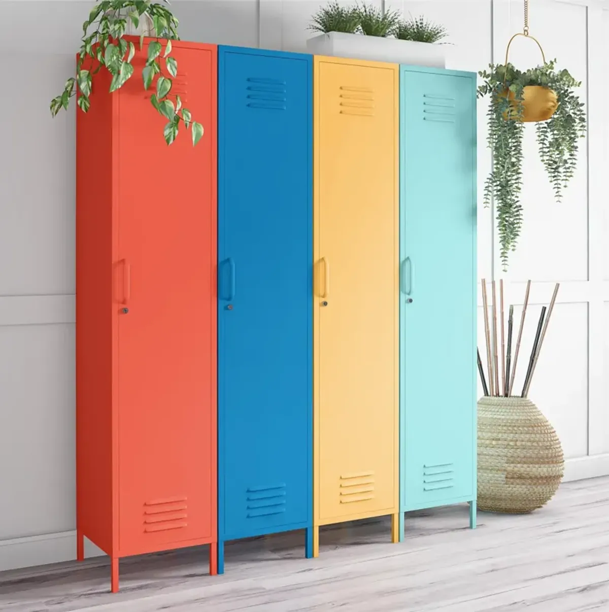 Cache Single Metal Locker Storage Cabinet