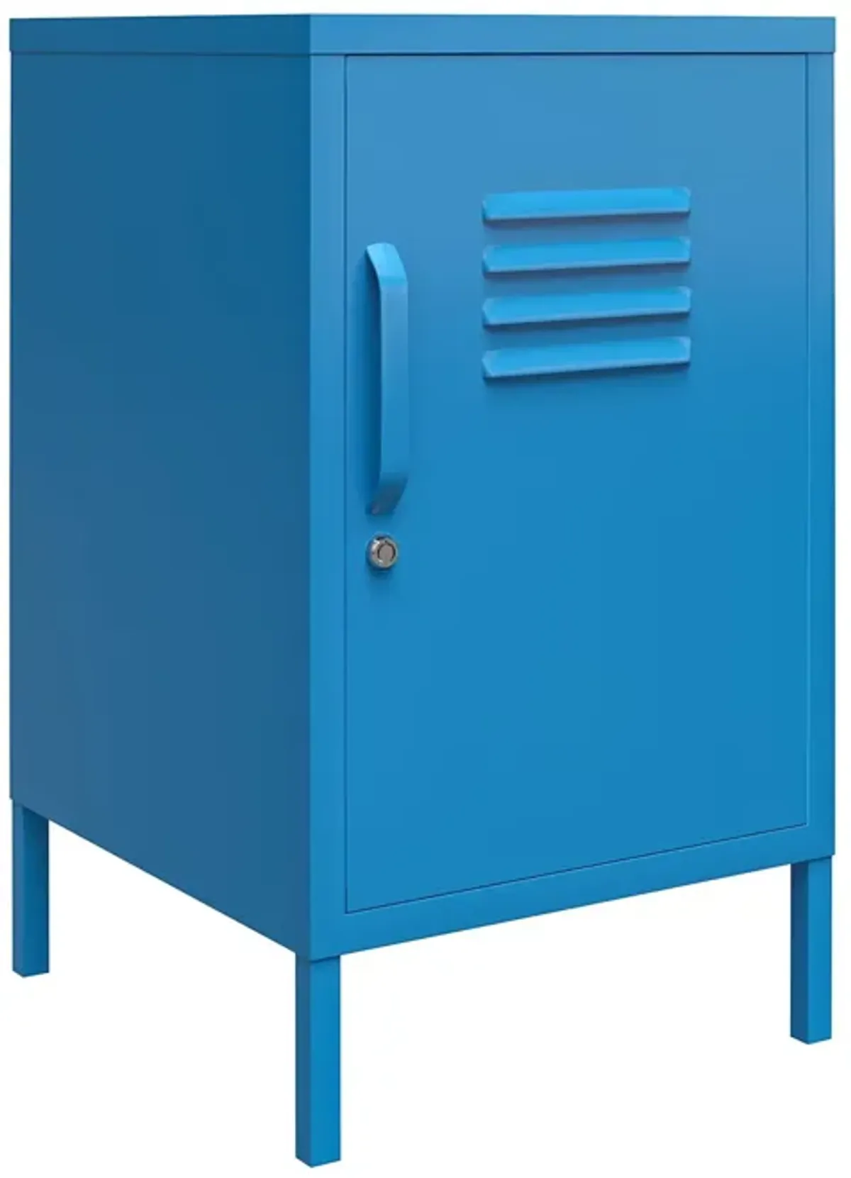 Cache 1 Door Metal Locker End Table