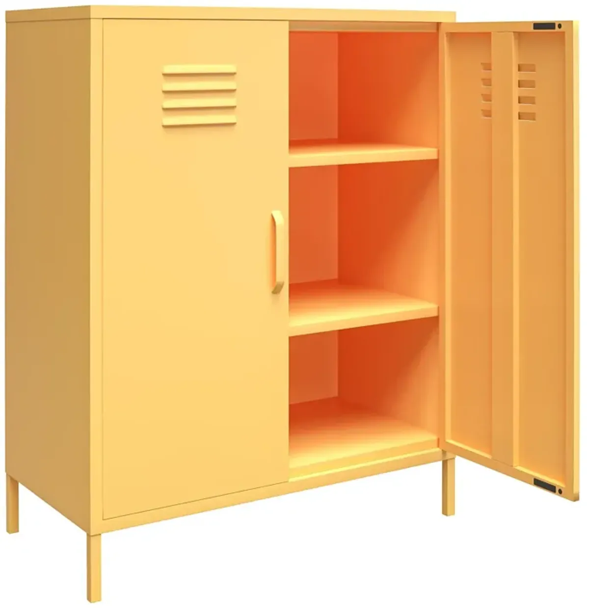 Cache 2 Door Metal Locker Storage Cabinet