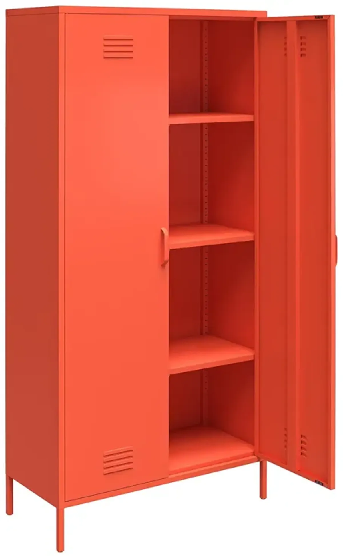 Cache Tall 2 Door Metal Locker Cabinet