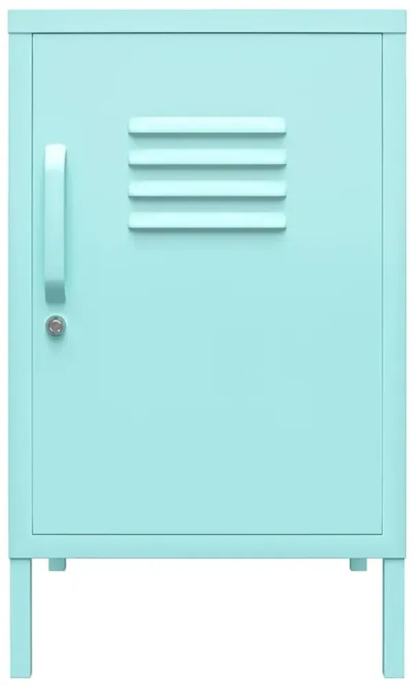 Cache 1 Door Metal Locker End Table